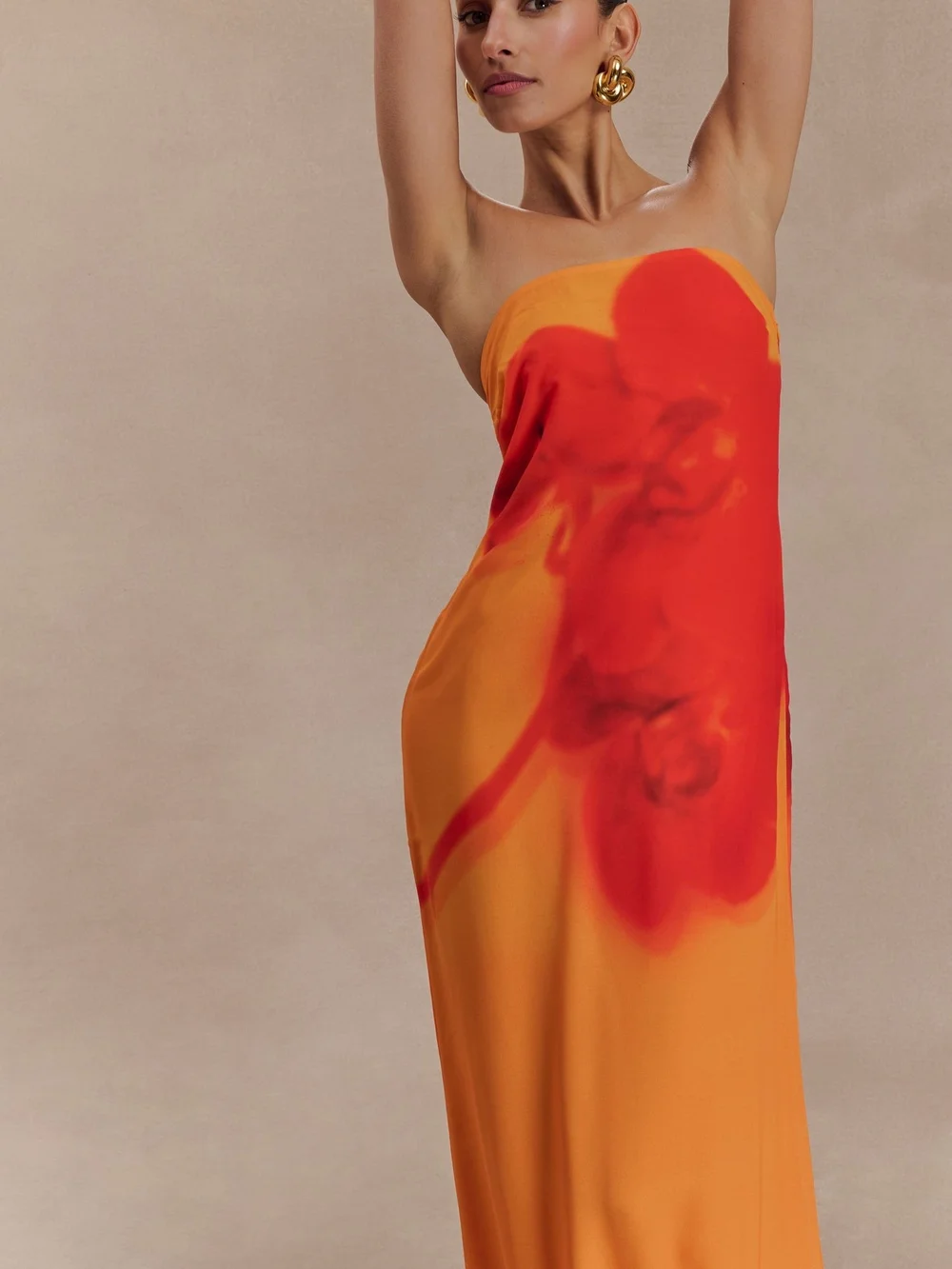Meshki Floral Orchid Gown - Picture 10 of 10